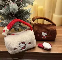 ハローキティ フリース ミニ トートバッグ ファーバッグ