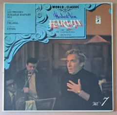 LP リスト ／ シベリウス シャブリエ カラヤン