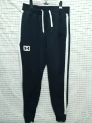 アンダーアーマー ネイビー トラック ジョガーパンツ