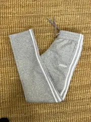 アディダス レディース グレー トレーニングパンツ 起毛パンツ 2XS