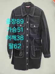 M トミー ジーンズ ブラック スティッチ ベルト シャツ ONE PIECE