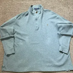(XXL) POLO ポロ ラルフローレン ハーフジップ スウェットシャツ スウェット