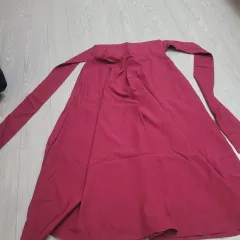 ワイン色 ロング ONE PIECE