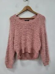 新品) INGNI ピンク フェザー ニット