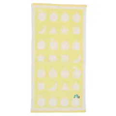 はらぺこあおむし バスタオル プリントコンパクトバスタオル シェイプ YELLOW キャラクター