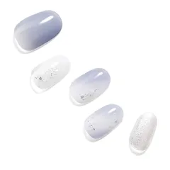 [ダッシングディバ] ネイルチップ ネイルシール ジェルネイルシール ジェルネイル ネイル カラージェル つけ爪 シール 手 ハンド グロウ グロス Mellow Blue ブルー系 青 WMA007KJ 0