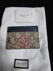 グッチ キングスネーク カードウォレット GGスプリーム