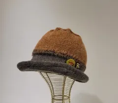 編み バケットハット 帽子