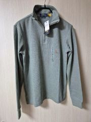正規品(新品)POLO RALPH LAUREN ポロラルフローレン ハーフジップ コットン ニット セーター XS