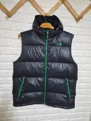 ザノースフェイス フード ダウン ベスト 110 登山 釣り ミリタリー 作業着 アディダス