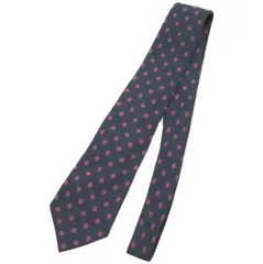 LIVERANO&LIVERANO リヴェラーノ&リヴェラーノ イタリア製 ウールシルク小紋柄ネクタイ ネイビー 小花柄 SARTORIA FIRENZE g24652のサムネイル