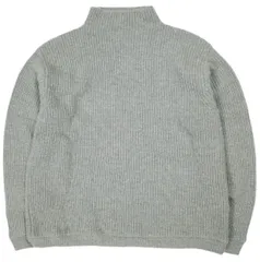 DEVEAUX New York デヴォー ニューヨーク アメリカ製 畦編み カシミヤモックネックニット 1174-343-2324 2 グレー セーター ボトルネック トップス g24736のサムネイル