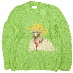 新品 Kota Gushiken コウタグシケン 23SS 日本製 SUMMER VAN GOGH LONG SLEEVE TOP サマー ヴァンゴッホ ロングスリーブトップ KGSS23-K05 1 GREEN セーター ニット トップス g24770のサムネイル