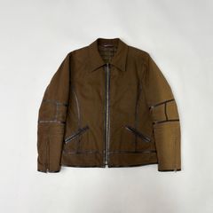 激レア ポールスミス 21AW Painted Stripe レザー ジャケット - メルカリ