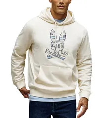 サイコバニー メンズ アウター パーカー・スウェット Psycho Bunny Fair Isle Bunny Hoodie Pristineのサムネイル