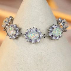再値下げ 大阪万博 ネパール館 オパールのブレスレット - メルカリ