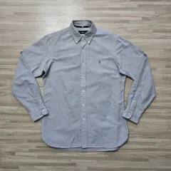 100/ ポロラルフローレン オックスフォード シャツ グレー
