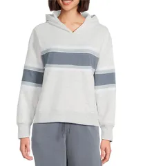 ウエストバウンド レディース アウター パーカー・スウェット カラーブロック ニット Westbound ULTRA LUXE Athleisure Coordinating Knit Long Sleeve Colorblock Hoodie Basalt