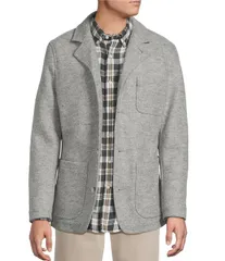 ダニエル クレミュ メンズ アウター ジャケット・ブルゾン ウール コート Cremieux Blue Label St Moritz Collection Heathered Wool Choreのサムネイル