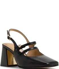 テッドベーカー レディース シューズ ヒール レザー Ted Baker London Eleanor Leather Slingback Mary Jane Pumps Black ブラック