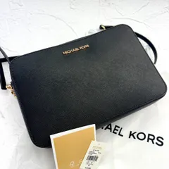 【未使用級】MICHAEL KORS/マイケルコース ショルダーバッグ PVC ブラック/黒 レディース