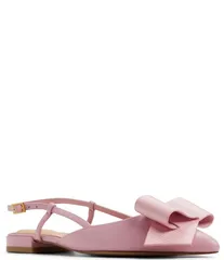 テッドベーカー レディース シューズ パンプス レザー Ted Baker London Emma Bow Detail Leather Slingback Flats Light Pink ピンクのサムネイル