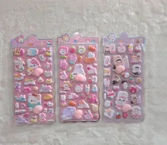 おしりぷにぷにシール　もちもちシール　マシュマロシール　おしりシール　3枚セット