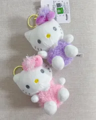 サンリオ ハローキティ ぬいぐるみ キーホルダー ピンク/パープル まとめ