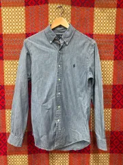 ポロ シャンブレーシャツ スリムフィット s