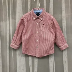 トミーヒルフィガー 24ヶ月 キッズ ストライプ シャツ (24M)