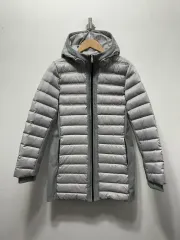 プーマ 軽量 ダウン アウター グレー フード M