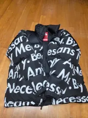 シュプリーム THE NORTH FACE ザノースフェイス レタリング Nuptse(ヌプシ) ブラック