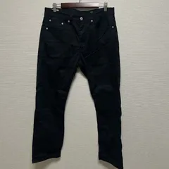 (^w^)b LEVI'S PREMIUM 505 チノパン ロングパンツ ジーンズ カラーパンツ ストレート カジュアル デイリー 春 夏 秋 冬 コットン ポリエステル ブラック 黒 メンズ サイズ 32インチ OM11491HG