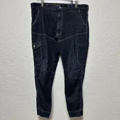 ビッグサイズ！(^w^)b WORKMAN ワークマン デニム ジーンズ テーパードシルエット fieldcore フィールドコア カーゴポケット オールシーズン ワークスタイル カジュアル アウトドア ダークネイビー 濃紺 メンズ OM11479HG