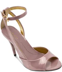 ダナキャラン レディース シューズ サンダル アンクル レザー Donna Karan Somerset Patent Leather Ankle Strap Sandals Mink ミンクのサムネイル