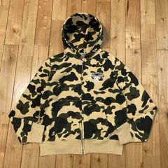 ☆激レア☆ APE グリーンカモ パーカー M kaws - メルカリ