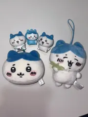 まとめ)ハチワレ フィギュア ぬいぐるみ キーホルダー