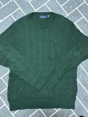 ポロ ラルフローレン ケーブルニット グリーン (正規品)
