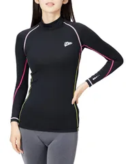 【特価セール】コンプレッションシャツ ハイネック UVカット 長袖 ドライ 水陸両用スポーツインナー 445406K FILA(フィラ)