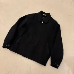 ヴィンテージ ブラック ウール ジャケット