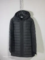 プーマ ブラック WHO フード ロング ダウン ダウン