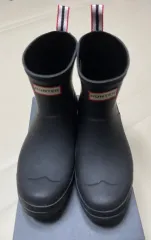 ハンター(Hunter) オリジナル プレイ ショート ブラック レイン ブーツ