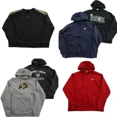 古着卸 まとめ売り ナイキ NIKE スウェット 6枚セット (メンズ M ) フーディー ワンポイント スウォッシュロゴ ND1825