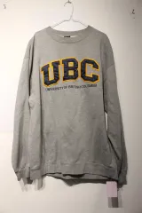 258 UBC ユニバーシティ 起毛 スウェット (グレー)