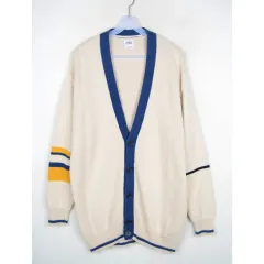 ザラ ニット カーディガン メンズL コットン セーター NG11578