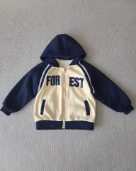 キッズ 裏起毛パーカー ジップアップ 130