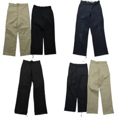 古着卸 まとめ売り ディッキーズ Dickies 874 ワーク パンツ 6枚セット (メンズ 31 /30 ) ベージュ ネイビー 中古 古着 NE0210