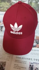 アディダス ベースボールキャップ バーガンディ ウール 帽子