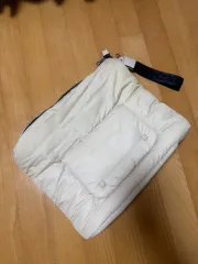 ZARA ザラ バッグ アイボリー ダウン クラッチバッグ