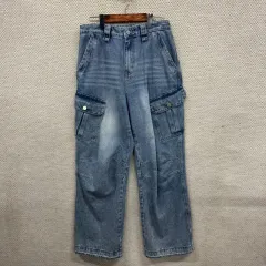 ヴィンテージ カーゴ デニム ワイドパンツ M M09305